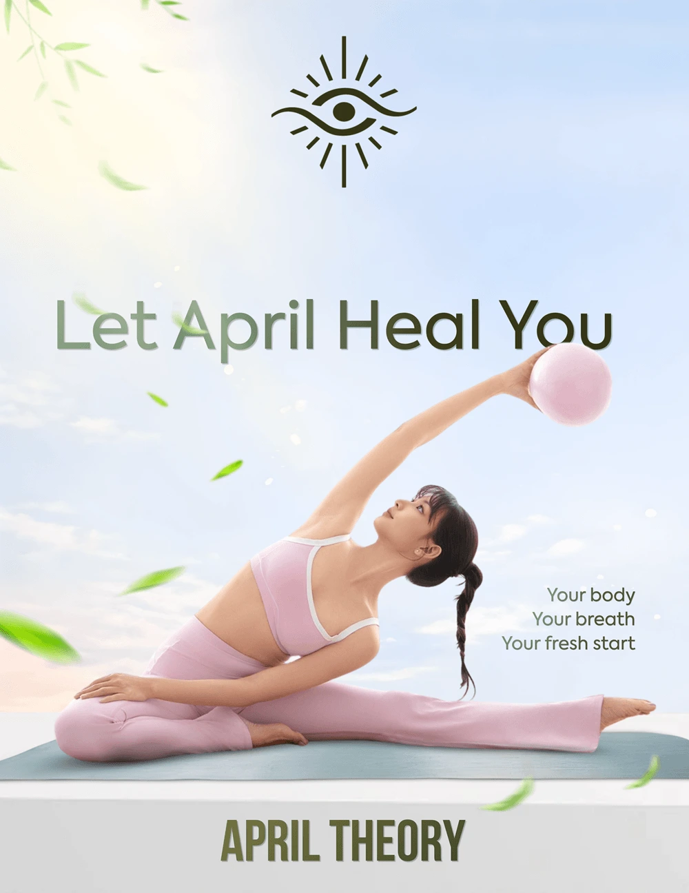 Passion Hub brand campaign for April Theory, a Myanmar yoga and wellness studio